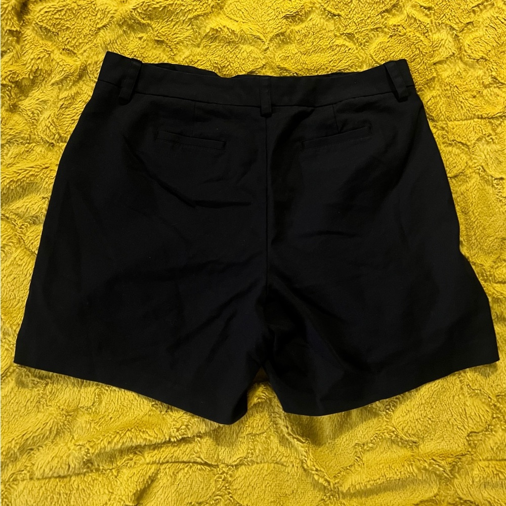 Vince Camuto Black Bermuda Shorts Tailored Elegance